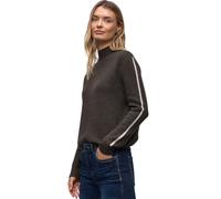 Street One Pullover mit Tape-Details Rustic Brown Mel. 44