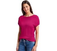 Street One Stricktop mit U-Boot-Ausschnitt pink Damen Größe 44