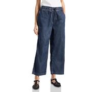 Loose-fit-Jeans STREET ONE, Damen, Gr. 30, Länge 26, dunkelblau clean, Jeans, 58% Lyocell, 42% Baumwolle, unifarben, casual, knöchelfrei, Jeans, im Loose Fit (84493027-30) dunkelblau clean