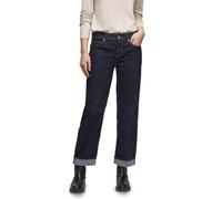 Street One Rinsed Straight Leg Jeans Rinse Blue Washed 32