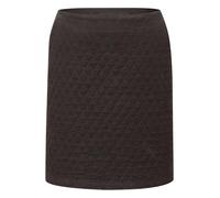 Street One Frauen Rock mit Steppmuster in Braun, Gr: 34