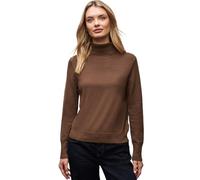 Rollkragenpullover STREET ONE, Damen, Gr. 36, hazelnut braun, Stoff, 71% Viskose, 29% Nylon, unifarben, comfort fit normal, hoch geschlossener Ausschnitt, Bündchen, Pullover, mit Strick-Struktur (9310