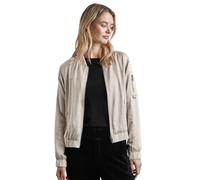 Satin-Blouson Beige 42
