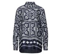 Hemdbluse STREET ONE Gr. 38, blau (deep blue) Damen Blusen (32211310-38) deep blue