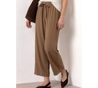 Street One Schlupfhose Damen Viskose braun, 40-26