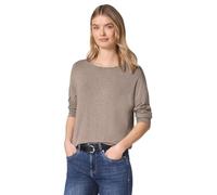 Street One Shirt im Melange-Look Light Terra Mocha Mel. 38