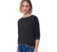 Street One Frauen Shirt im Melange-Look in Blau, Gr: 44
