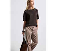 Street One Damen 3227578 Silk-Look Shirt, deep Roast Brown, 42