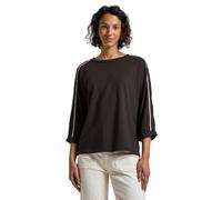 Street One Shirt mit Gallon Streifen deep Roast Brown 42