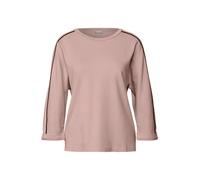 Street One - Shirt mit Galonstreifen pink - Gr. - 44