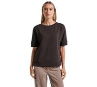 Street One - Silk-Look Shirt deep roast brown - Gr. - 40