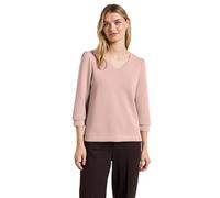 Street One - Silk-Look Shirt mit Raffung pink - Gr. - 34