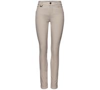 Street One Damenhose Slim Fit Coated - Grau - Gr. 42/L30