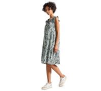 STREET ONE Damen 1408780 Gemustertes Tunika-Kleid, Arona Blue, 46