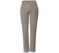 Street One Chinohose Softe Velvet Chino Damen Cinder Grau Gr. 42 Länge 30 comfort fit lang