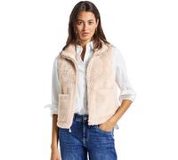 Street One Softe Weste in Fell-Optik pastel sand 44