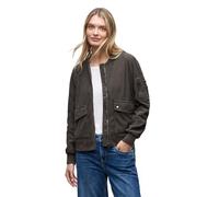 Street One Frauen Softer Cord-Blouson in Braun, Gr: 34