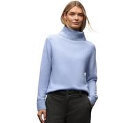 Softer Rollkragenpullover Blau 34