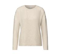Softes Shirt mit Knöpfen Beige 36