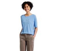 Street One SOL_Great partprint Shirt w.30er Sleeve Serenity Blue 46