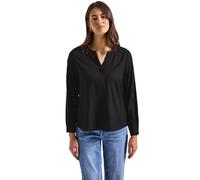 Street One Damen 3412056 Split Neck Tunika, Schwarz, 42