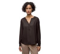 Street One Split Neck Tunika deep Roast Brown 34
