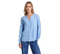 Street One Frauen Split Neck Tunika in Blau, Gr: 34