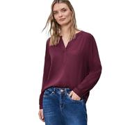 Street One Frauen Split Neck Tunika in Rot, Gr: 34