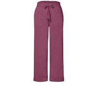 Street One - Straight Leg Hose im Casual Fit mit Turn-Up dark clouded blush - Gr. - 28