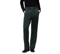 Street One Frauen Straight Leg Hose mit Detail in Grün, Gr: 42