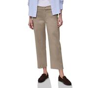Street One Stoffhose Straight Leg mit Gürteldetail Damen Gr. 42 Länge 28 Safari beige