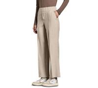 Stoffhose STREET ONE, Damen, Gr. 44, Länge 30, sheer beige meliert, Web, Obermaterial: 64% Viskose, 31% Polyester, 5% Elasthan, unifarben, casual, lang, Hosen, im Casual Fit und mit Stretch (98545919-