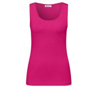 Street One Damen Basic Top A323636 mit Rundhals aus Jersey Violett Größe 36