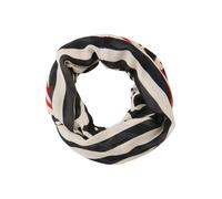 Street One Loop-Schal Damen 100% Modal, gemustert mit Print – Shadowed Navy, One Size