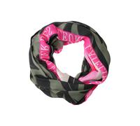 Street One Loop-Schal Damen, gemustert (Blätter-Muster), 100% Modal, One Size, deep bound grün