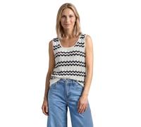 Strick-Top mit Zick-Zack-Muster