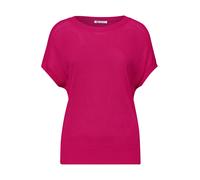 Street One - Stricktop mit U-Boot-Ausschnitt pink - Gr. - 38
