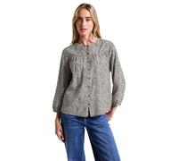 Street One Damen A345732 Strukturbluse mit Leo-Muster, Cotton Cream, 42