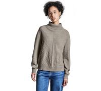 Street One - Strukturpullover mellow yellow mel. - Gr. - 44