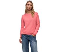 Street One Frauen Strukturpullover in Pink, Gr: 46