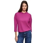 Damen Strukturshirt mit Kapuze