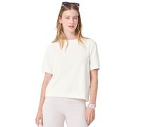 Street One Studio Frauen Basic T-Shirt mit Kurzarm und Rundhals in Weiß, Gr: 44