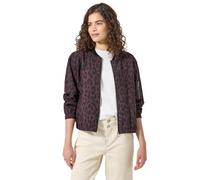 Blouson STREET ONE STUDIO, Damen, Gr. 44, very berry, Stoff, Obermaterial: 92% Viskose, 8% Polyester. Futter: 100% Polyester, normal normal, Rundhals, elastischer Bund, Jacken Blouson, im Leo Design (