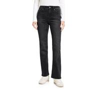 Street One Studio Frauen Bootcut Jeans in Schwarz, Gr: 34