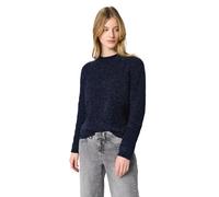 Street One Studio Frauen Chenille Pullover in Blau, Gr: 42