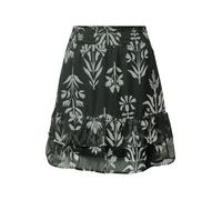 Street One Studio - Chiffon-Rock mit Volants grün - Gr. - 34