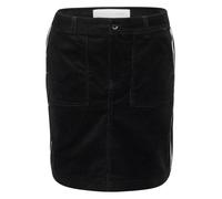 Street One Studio Frauen Cord-Rock mit Gallonstreifen in Schwarz, Gr: 34