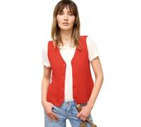 Street One Studio Damen 3229650 Weste mit V-Neck und Knopfleiste (1er Pack)