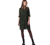 Street One Studio Frauen Bedrucktes Chiffon-Kleid in Grün, Gr: 44