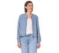 Street One Studio Frauen Blouson im Denim-Look mit Rundhals in Blau, Gr: 36